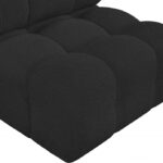 Ames Boucle Fabric Upholstered Armless Modular Chair