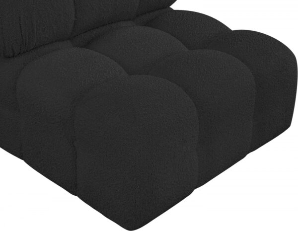 Ames Boucle Fabric Upholstered Armless Modular Chair