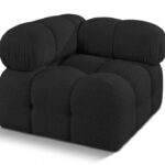 Ames Boucle Fabric Upholstered Corner Modular Chair