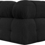 Ames Boucle Fabric Upholstered Corner Modular Chair