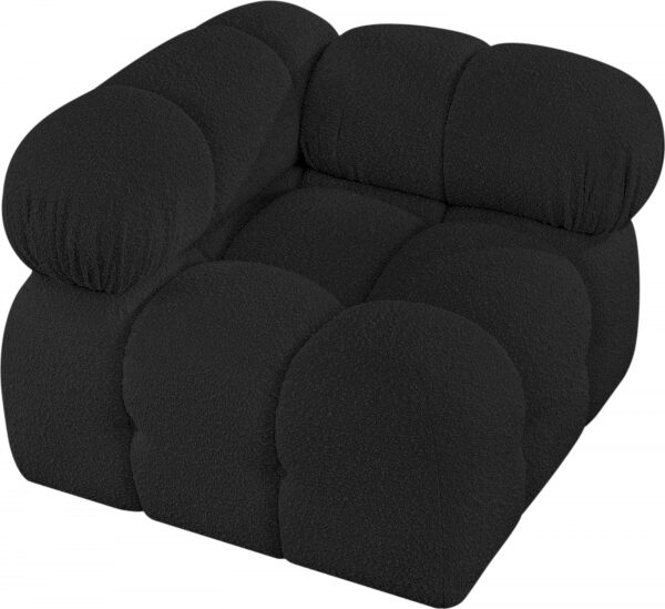 Ames Boucle Fabric Upholstered Corner Modular Chair