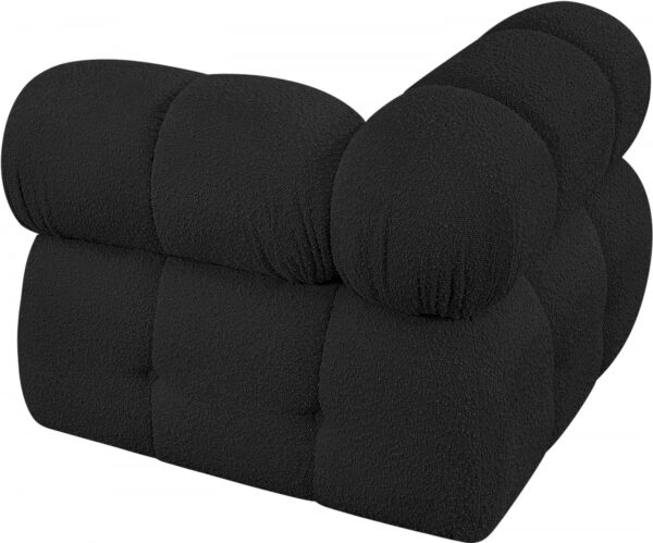 Ames Boucle Fabric Upholstered Corner Modular Chair