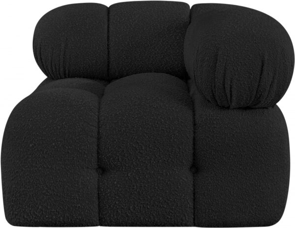 Ames Boucle Fabric Upholstered Corner Modular Chair