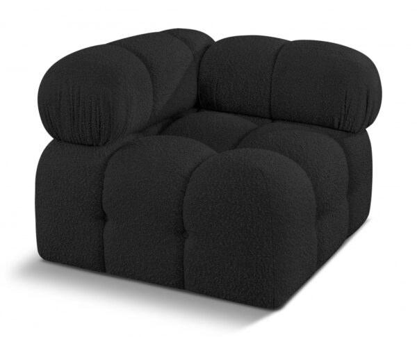 Ames Boucle Fabric Upholstered Corner Modular Chair