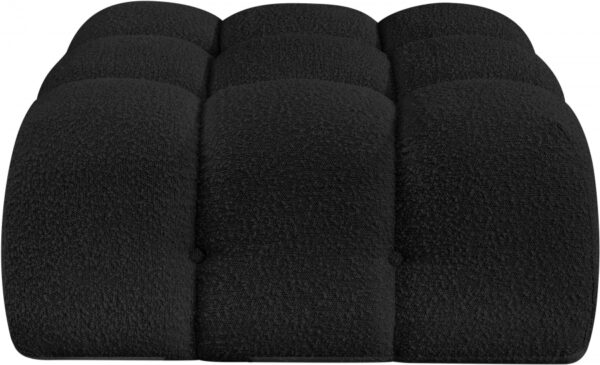 Ames Boucle Fabric Upholstered Modular Ottoman