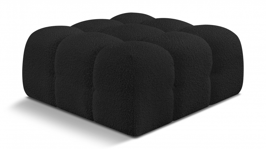Ames Boucle Fabric Upholstered Modular Ottoman