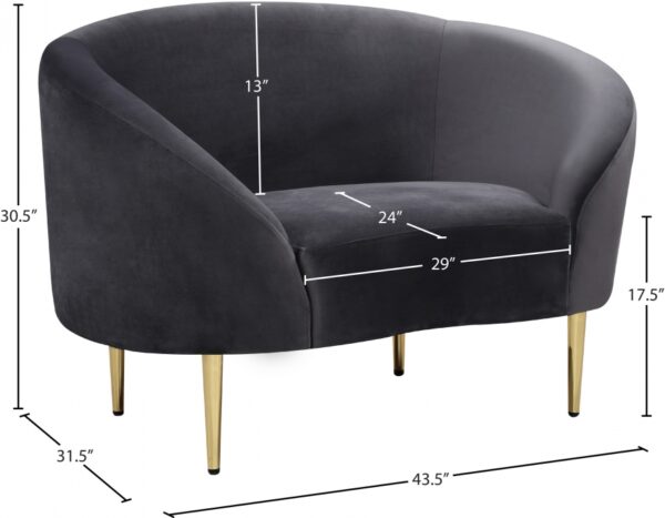 Ritz Velvet Upholstered Chair