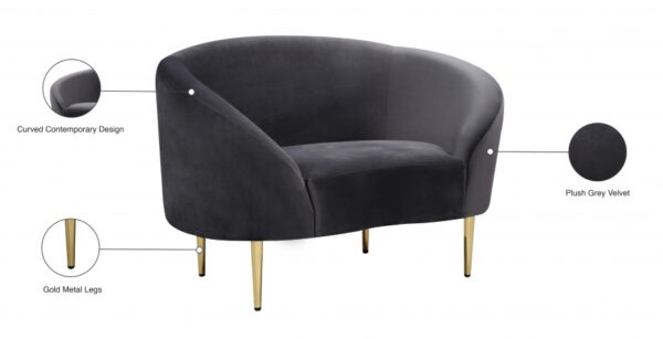 Ritz Velvet Upholstered Chair