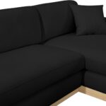 Johanna 127" Linen Textured Fabric Upholstered Sectional