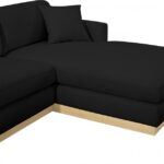 Johanna 127" Linen Textured Fabric Upholstered Sectional