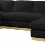 Johanna 127" Linen Textured Fabric Upholstered Sectional
