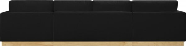 Johanna 127" Linen Textured Fabric Upholstered Sectional