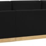 Johanna 127" Linen Textured Fabric Upholstered Sectional