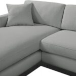Johanna 127" Linen Textured Fabric Upholstered Sectional