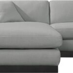 Johanna 127" Linen Textured Fabric Upholstered Sectional