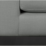 Johanna 127" Linen Textured Fabric Upholstered Sectional