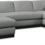 Johanna 127" Linen Textured Fabric Upholstered Sectional