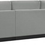 Johanna 127" Linen Textured Fabric Upholstered Sectional