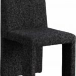 Benson Linen Textured Fabric Upholstered Dining Chair