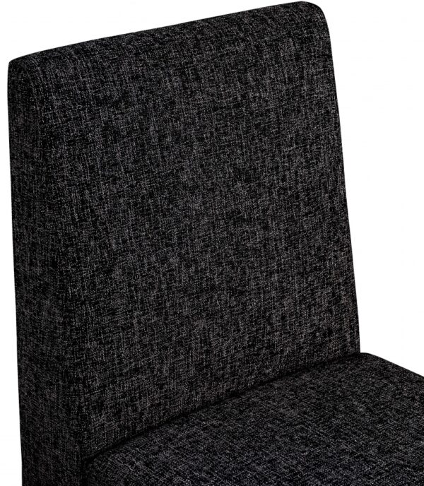 Benson Linen Textured Fabric Upholstered Dining Chair
