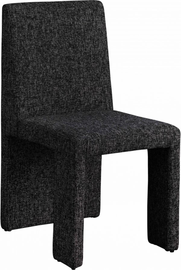 Benson Linen Textured Fabric Upholstered Dining Chair