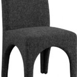 Gramercy Linen Textured Fabric Upholstered Dining Chair