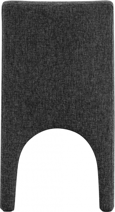 Gramercy Linen Textured Fabric Upholstered Dining Chair
