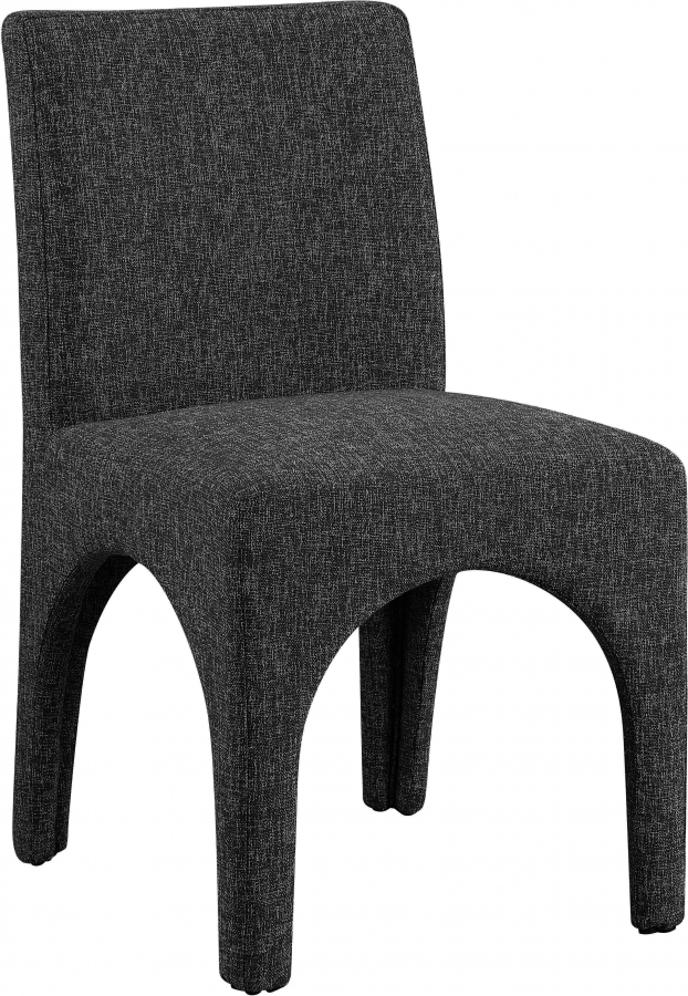 Gramercy Linen Textured Fabric Upholstered Dining Chair