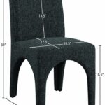 Gramercy Linen Textured Fabric Upholstered Dining Chair
