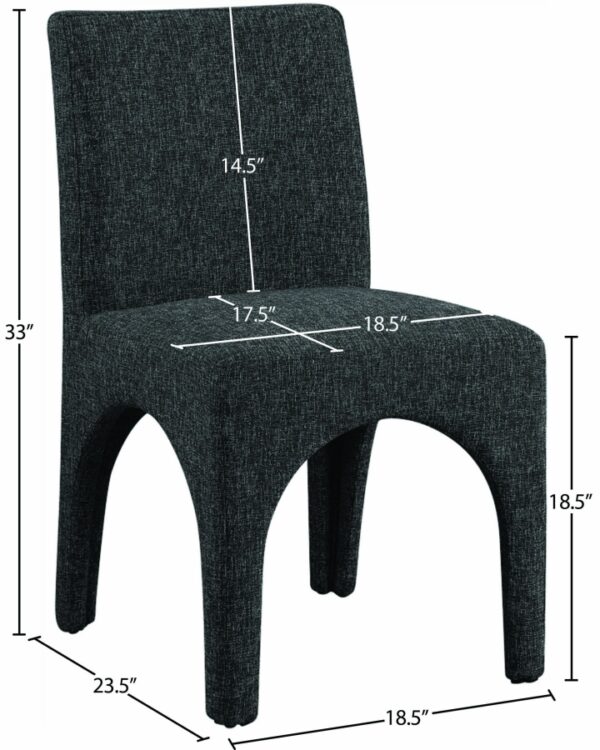 Gramercy Linen Textured Fabric Upholstered Dining Chair