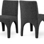Gramercy Linen Textured Fabric Upholstered Dining Chair