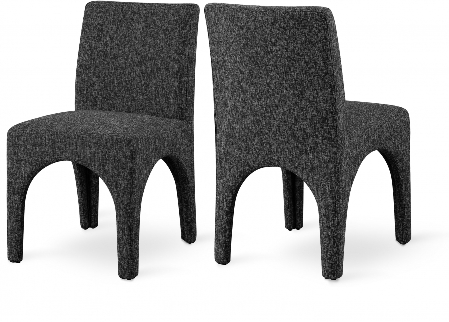 Gramercy Linen Textured Fabric Upholstered Dining Chair