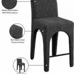 Gramercy Linen Textured Fabric Upholstered Bar / Counter Stools