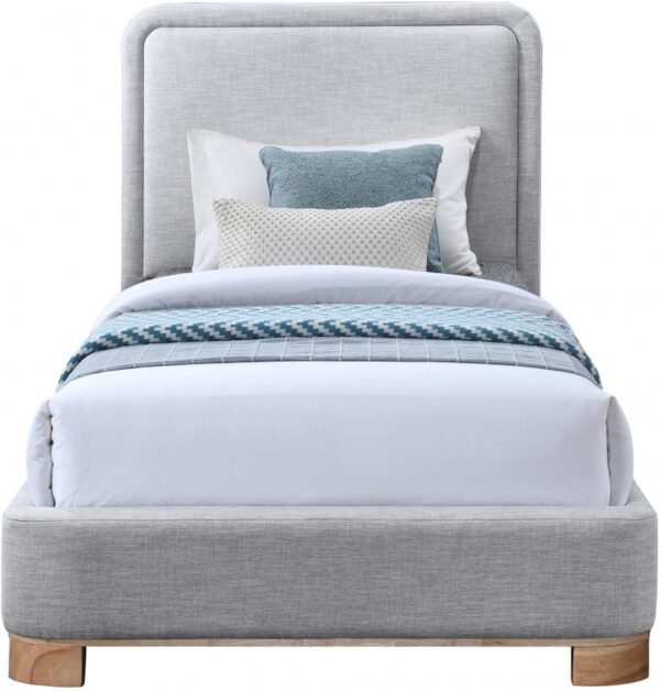 Nolita Linen Textured Fabric Upholstered Bed