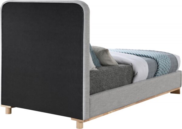 Nolita Linen Textured Fabric Upholstered Bed
