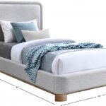 Nolita Linen Textured Fabric Upholstered Bed