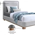 Nolita Linen Textured Fabric Upholstered Bed