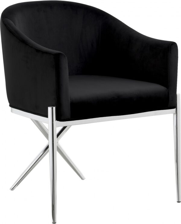 Xavier Velvet Upholstered Dining Chair