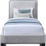 Nolita Linen Textured Fabric Upholstered Bed