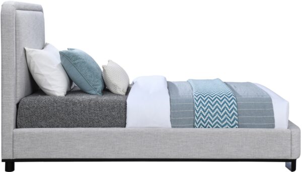 Nolita Linen Textured Fabric Upholstered Twin Bed