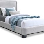 Nolita Linen Textured Fabric Upholstered Bed