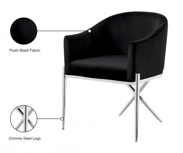 Xavier Velvet Upholstered Dining Chair
