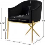 Xavier Velvet Upholstered Dining Chair