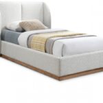 Jardin Boucle Fabric Upholstered Bed