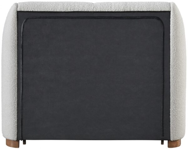 Jardin Boucle Fabric Upholstered Twin Bed