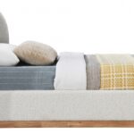Jardin Boucle Fabric Upholstered Bed