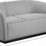 Mylah 60" Fabric Upholstered Loveseat