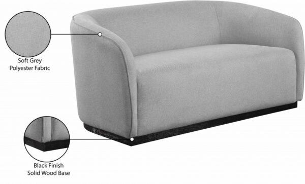 Mylah 60" Fabric Upholstered Loveseat