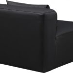 Cube Vegan Leather Armless Modular Chair