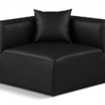 Cube Vegan Leather Corner Modular Chair